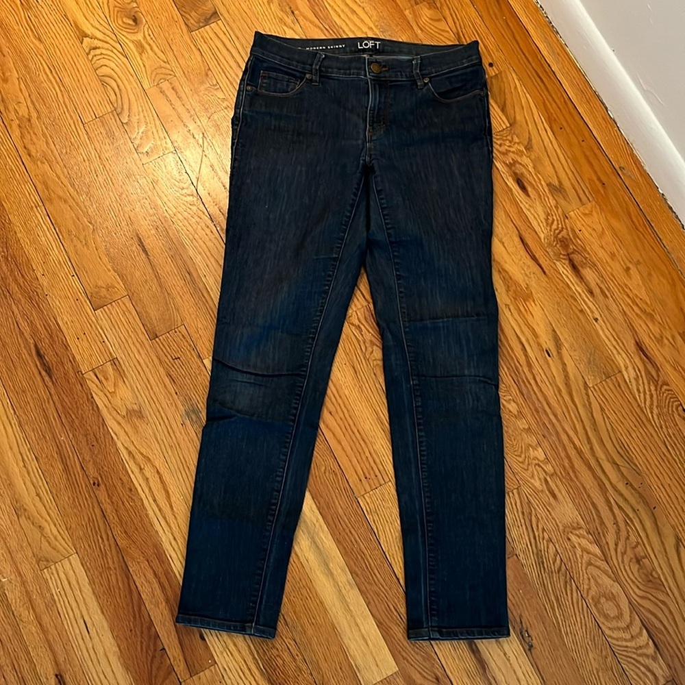 LOFT dark wash jeans